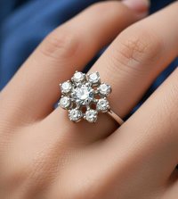 Verlobungsring 585 Gelbgold 0,7 ct Diamant - Bild 2
