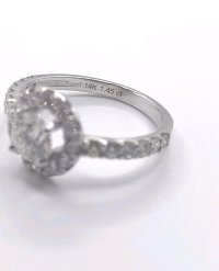 Verlobungsring 585 Gelbgold Diamant 1,45 ct - Bild 3