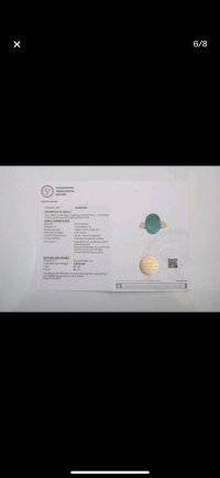 Verlobungsring 585 Gold mit Smaragd & Diamant - Bild 9