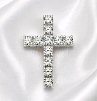 Kreuzanhänger 585 Gold 0,5 ct Diamant Moncara - Bild 3