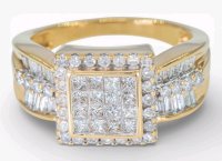 Ring 585 Gelbgold 1,1 ct Diamant Verlobungsring Ehering - Bild 7
