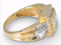 Ring 585 Gelbgold 1,1 ct Diamant Verlobungsring Ehering - Bild 11