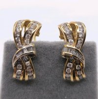 Ohrringe 585 Gold mit 1,8 ct Diamanten - Bild 8
