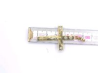 Kreuzanhänger 750 Gold mit 0,6 ct Diamant - Bild 5