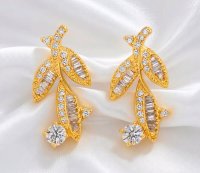 Ohrringe 750 Gold 1,16 ct Diamant - Bild 3