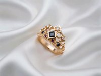 Ring 585 Gelbgold Rubin 0,3 ct Diamant 0,05 ct - Bild 4