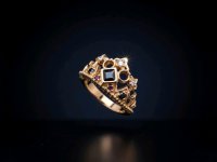 Ring 585 Gelbgold Rubin 0,3 ct Diamant 0,05 ct - Bild 6