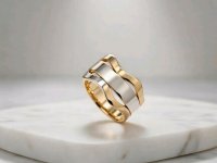 Ring 585 Gelbgold Ehering Siegelring - Bild 3