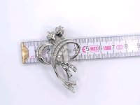 Anhänger 750 Gold Blume 0,67 ct Diamant - Bild 6