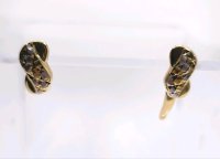 Creolen 585 Gelbgold 14 Karat Ohrringe - Bild 6