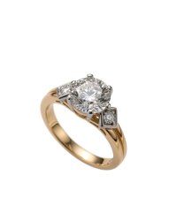 Verlobungsring 750 Gold mit 0,74 ct Diamant - Bild 4