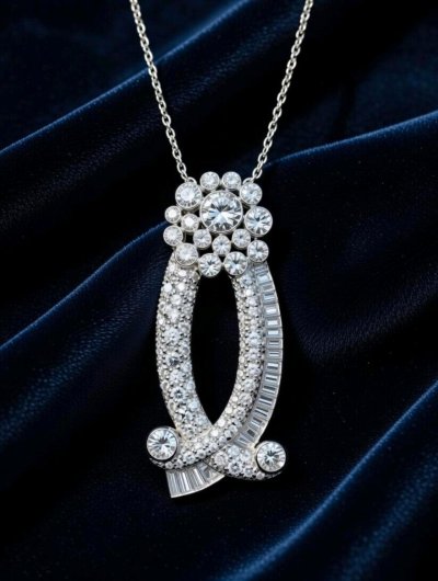 Platin-Anhänger 950 mit 5,8 ct Diamant F-H/VS