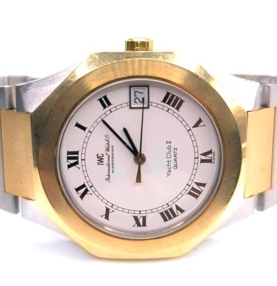 IWC Yacht Club II Jumbo 750 Gold Stahl Herrenuhr