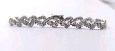 Armreif 750 Gold 3,6 ct Diamanten