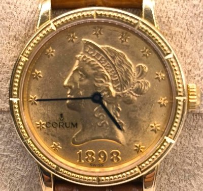 Corum Goldmünzenuhr 750 Gelbgold