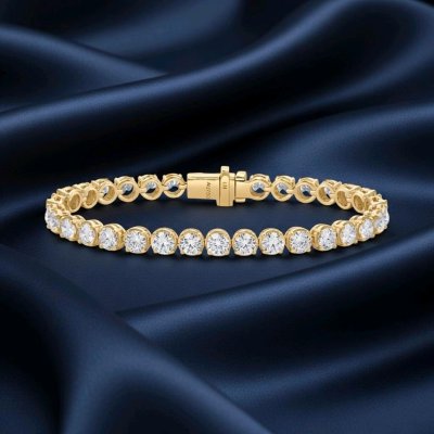Tennisarmband 750 Gold 2,1 ct Diamanten