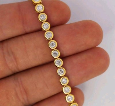 Tennisarmband 750 Gold 3,15 ct Diamant H-J VSI2-SI1