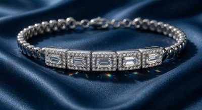 Tennisarmband 750 Gold 0,82 ct Diamant