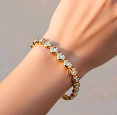 Tennisarmband 750 Gold 1,6 ct Diamant