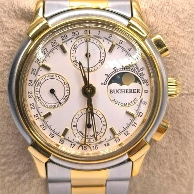 Carl F. Bucherer Herrenuhr Chronograph Gold