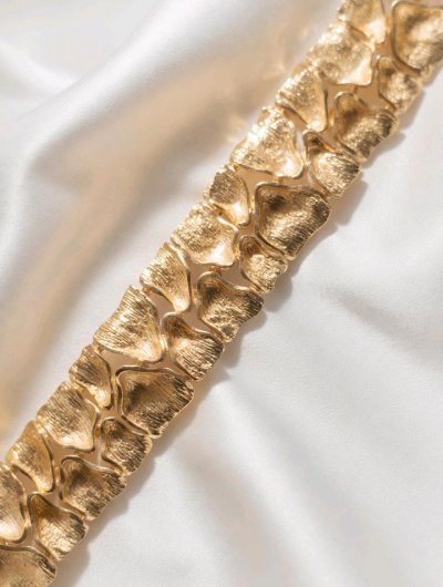Armreif 585 Gelbgold massiv breit