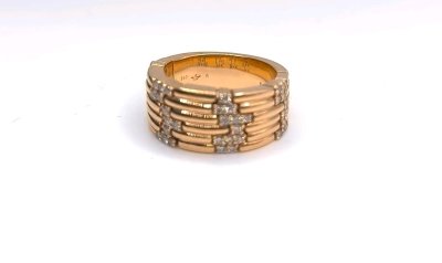 Ring 750 Roségold 0,57 ct Diamanten