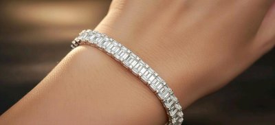 Armreif 750 Gold 2,2 ct Diamanten H-J/SI