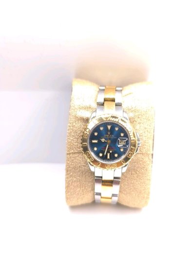 Rolex Yacht-Master 750 Gold 29mm blaues Zifferblatt
