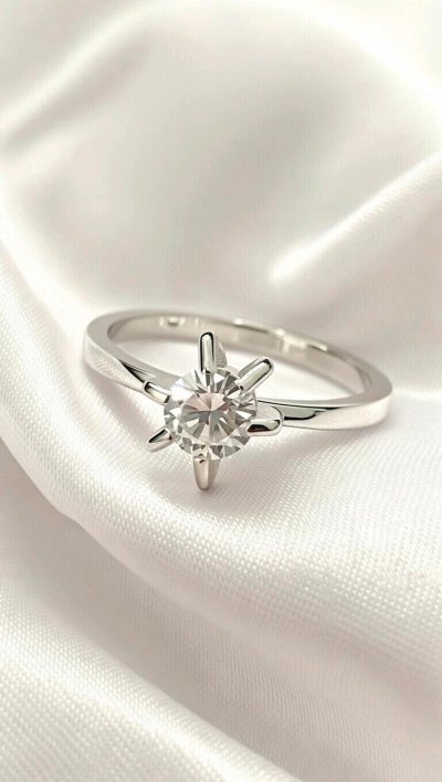 Ring 585 Gelbgold Diamant 0,38 ct H/VS1